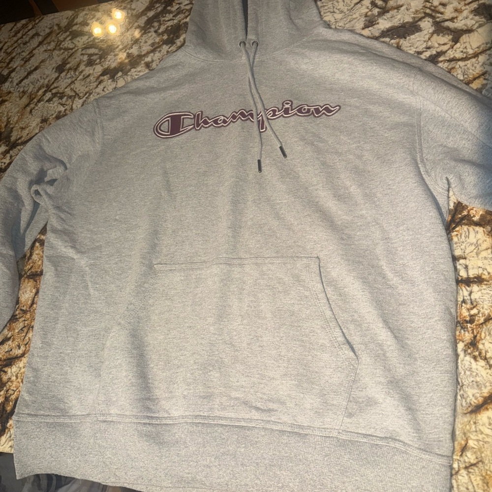 Champion Light Gray Men's Hoodie